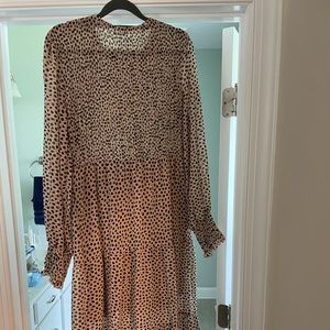 Brand new printed midi dress!